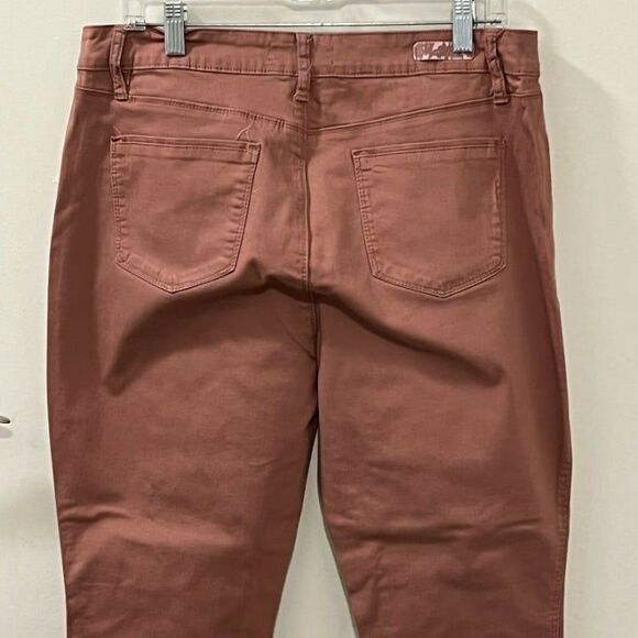 Royalty For Me Tan Womens Ankle High Rise Stretch Pants Size 16 - Picture 4 of 12